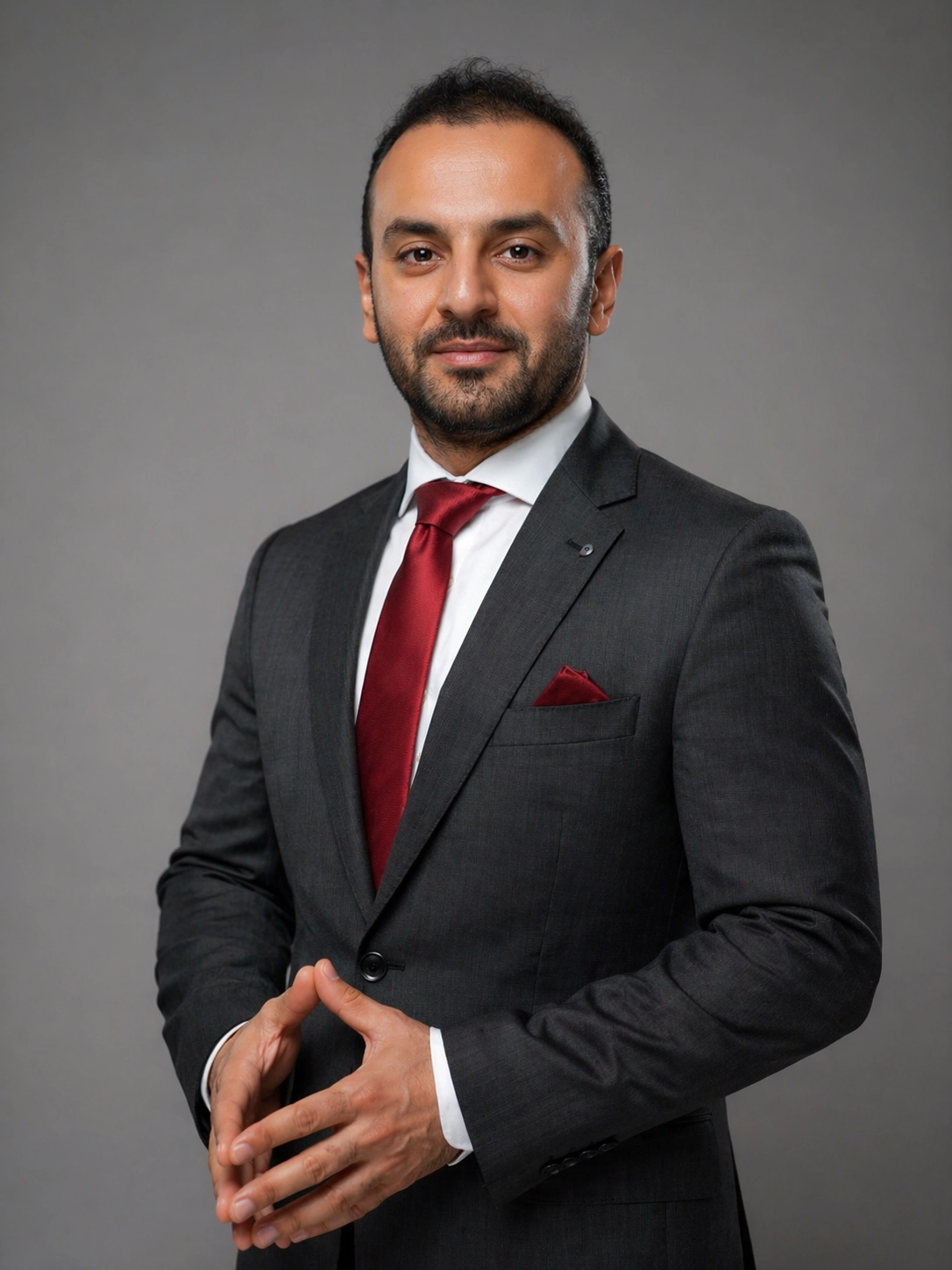 A professional corporate headshot taken at Studio Letouch