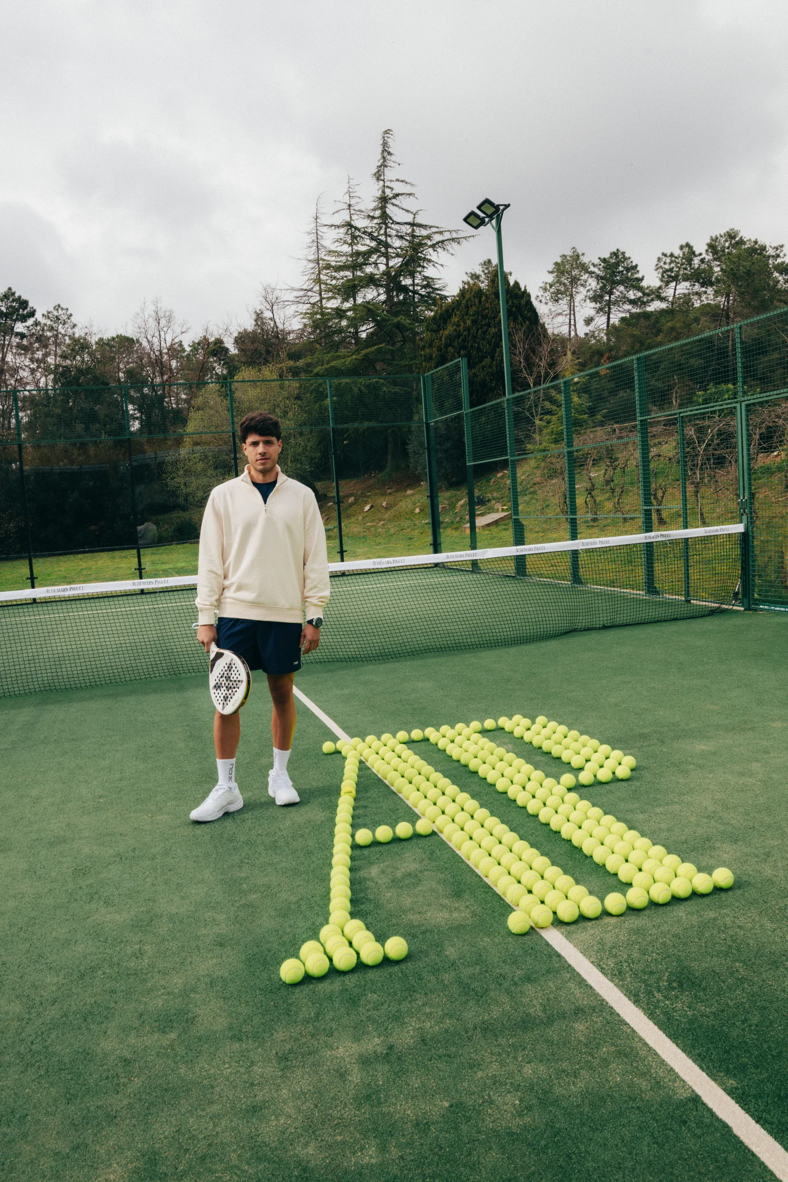 Audemars Piguet padel partnership portrait of Agustín Tapia