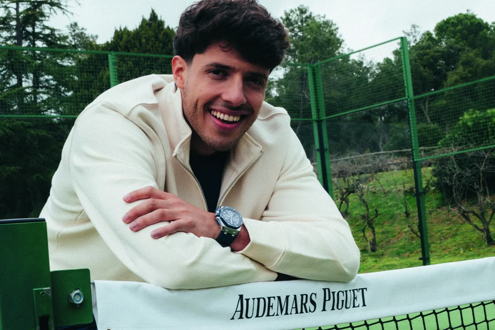 Audemars Piguet Premier Padel campaign with Agustín Tapia
