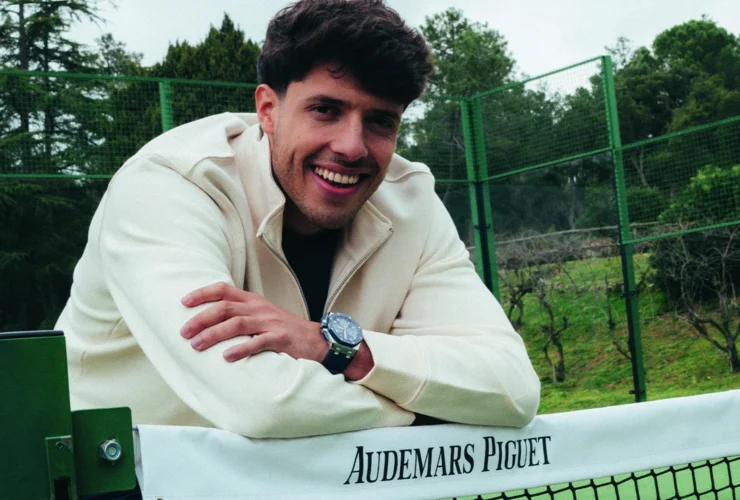 Audemars Piguet Premier Padel campaign with Agustín Tapia