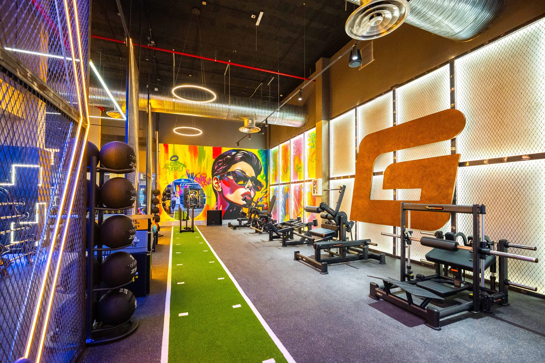 GymNation training floor Dubai