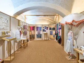 Loro Piana Knit Design Award 2026 tenth anniversary set-up at Galleria Rossana Orlandi Milan