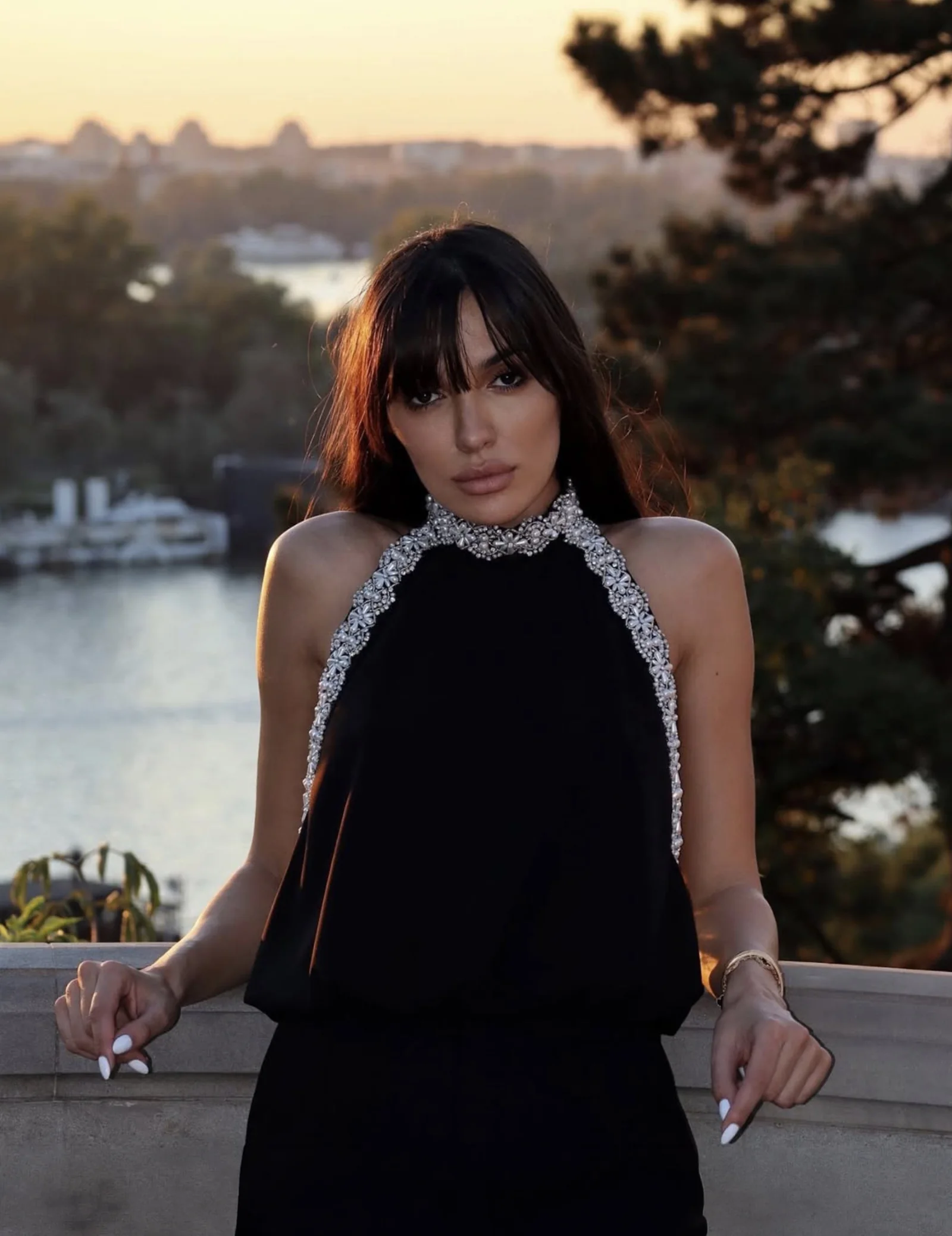 Milena Misic Dubai fashion model portrait