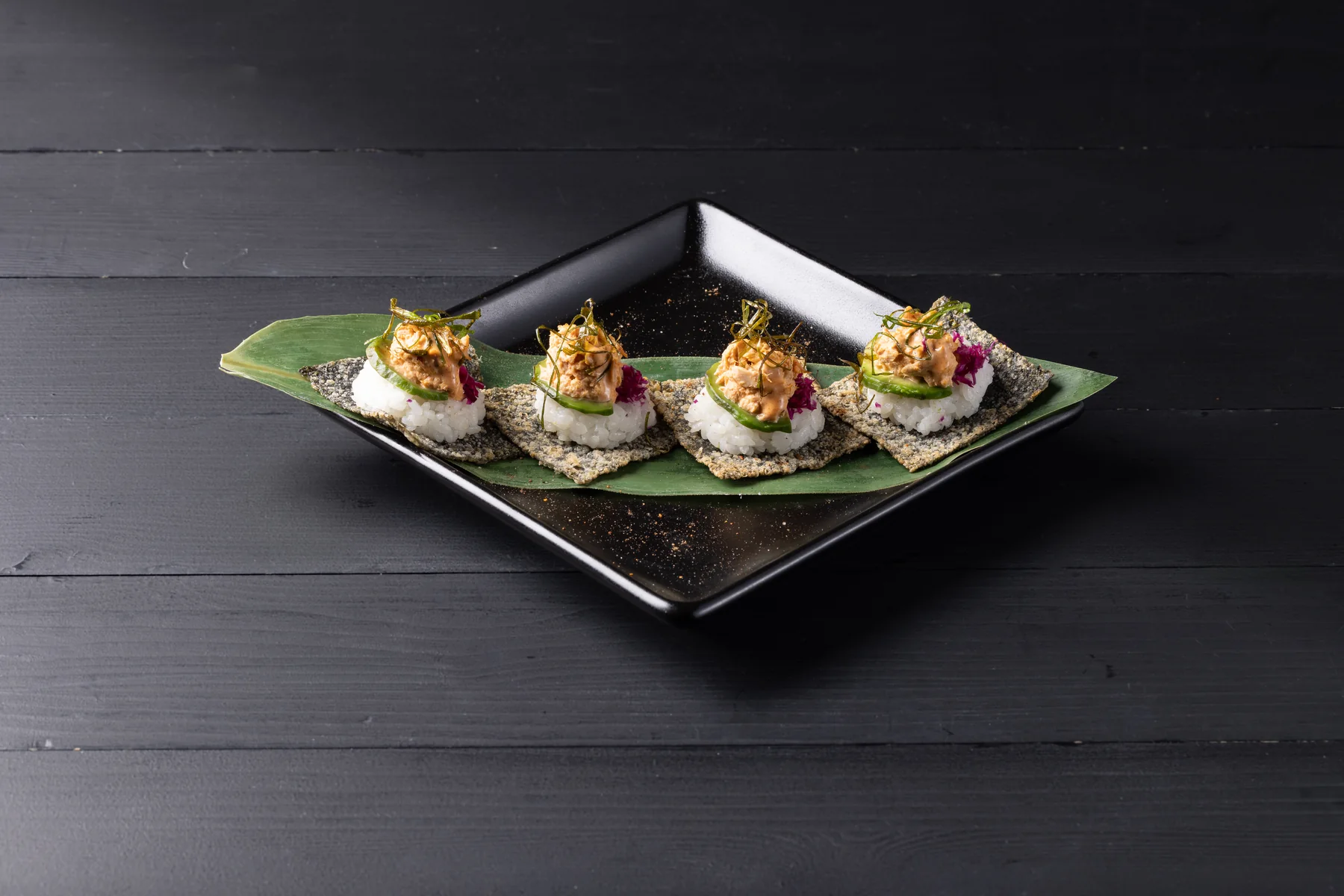 P.F. Chang's Onigiri Rice Bombs crispy nori bites with tuna and avocado