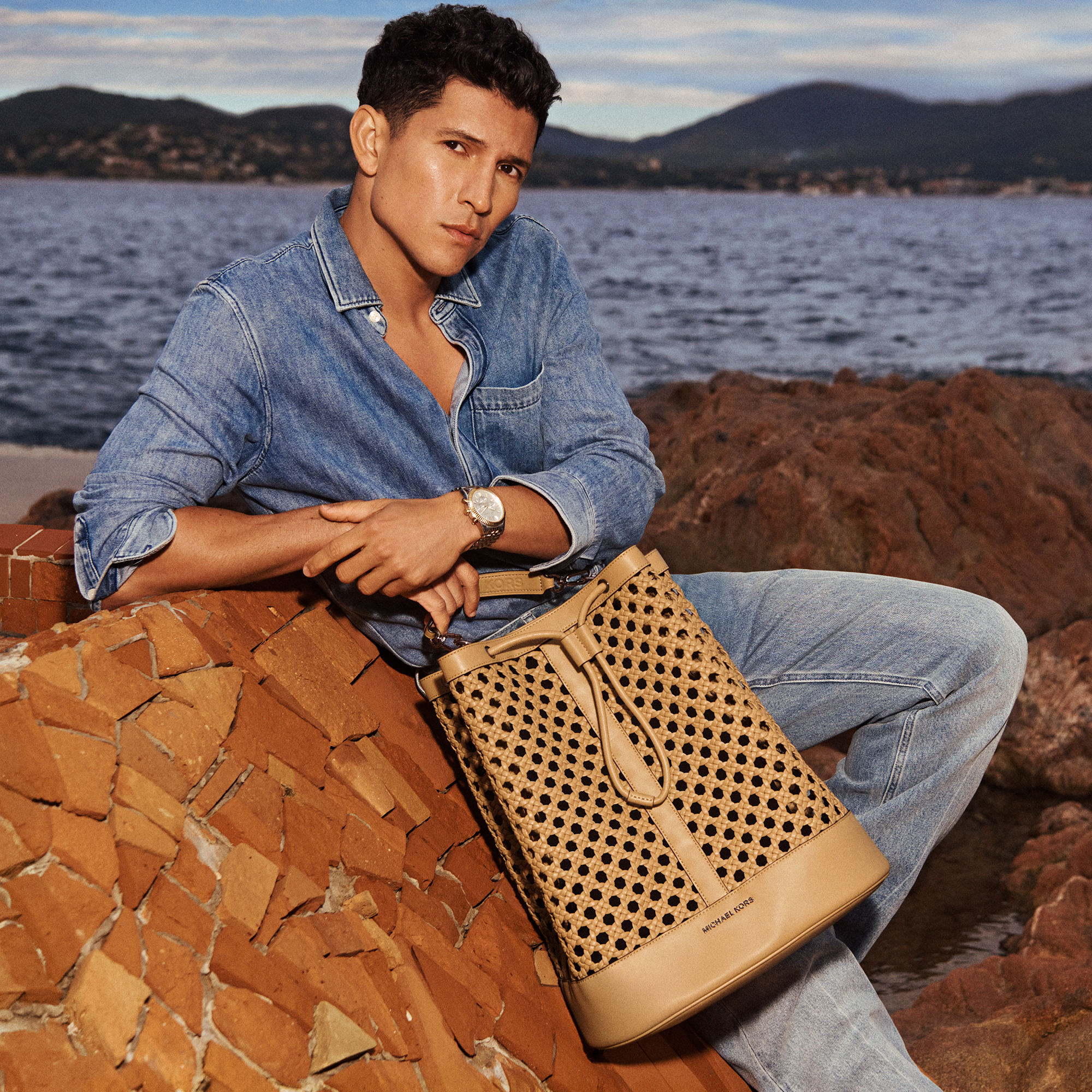 Danny Ramirez for Michael Kors Spring 2026 campaign
