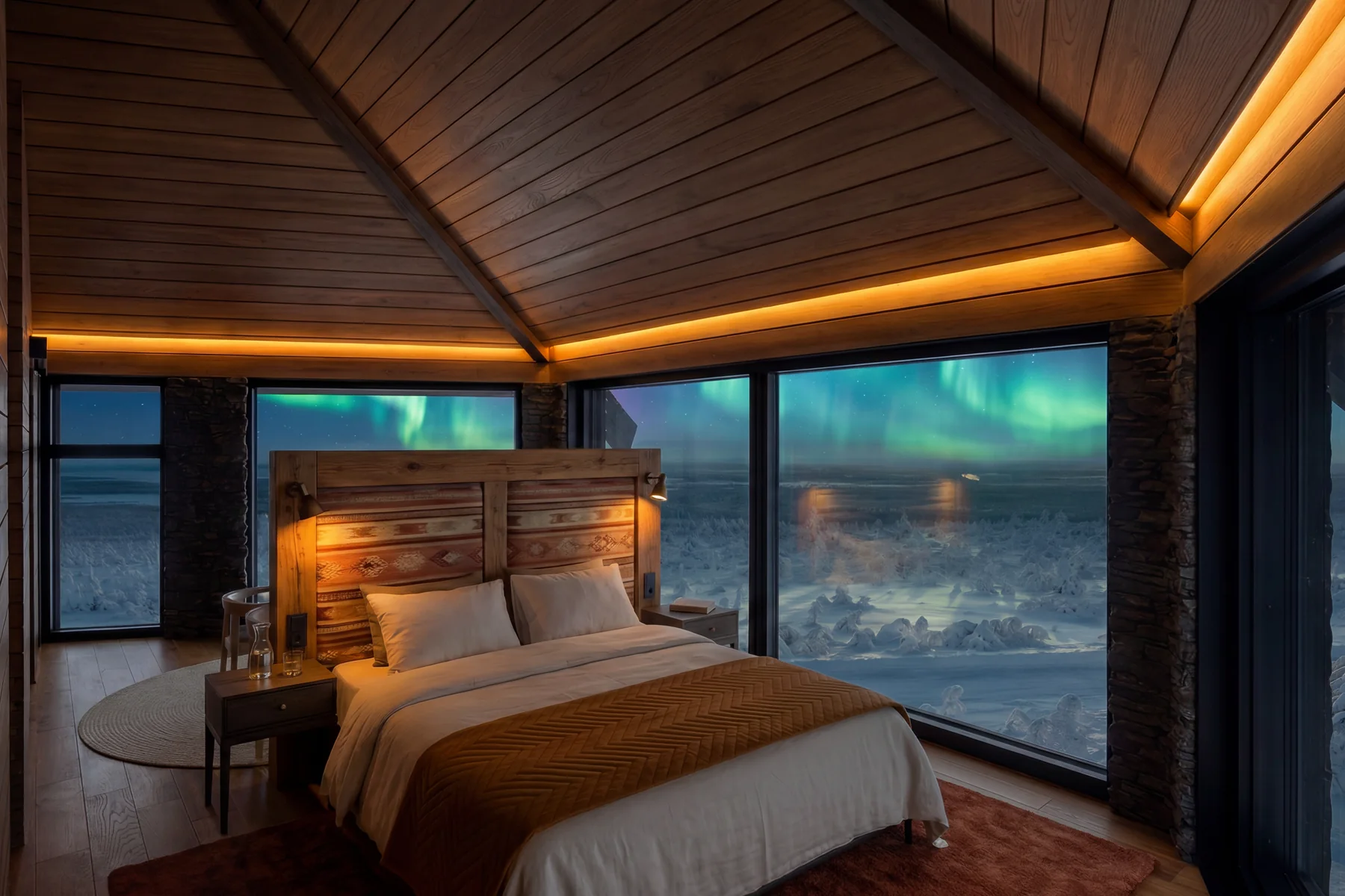 Octola III, an invitation-only wilderness retreat in Finnish Lapland