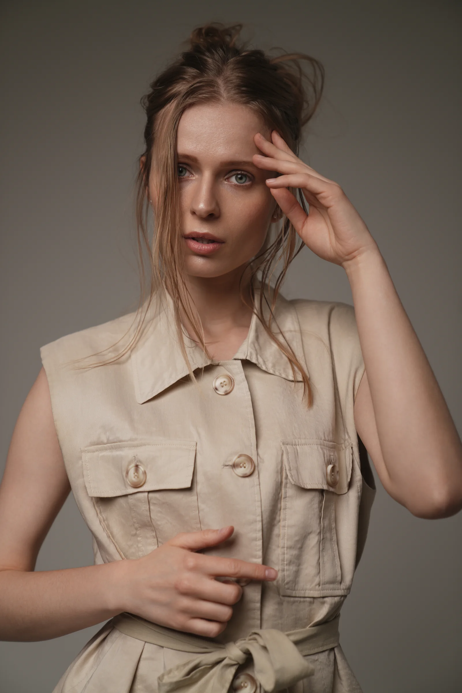 A product photograph of a leather handbag styled at Studio Letouch