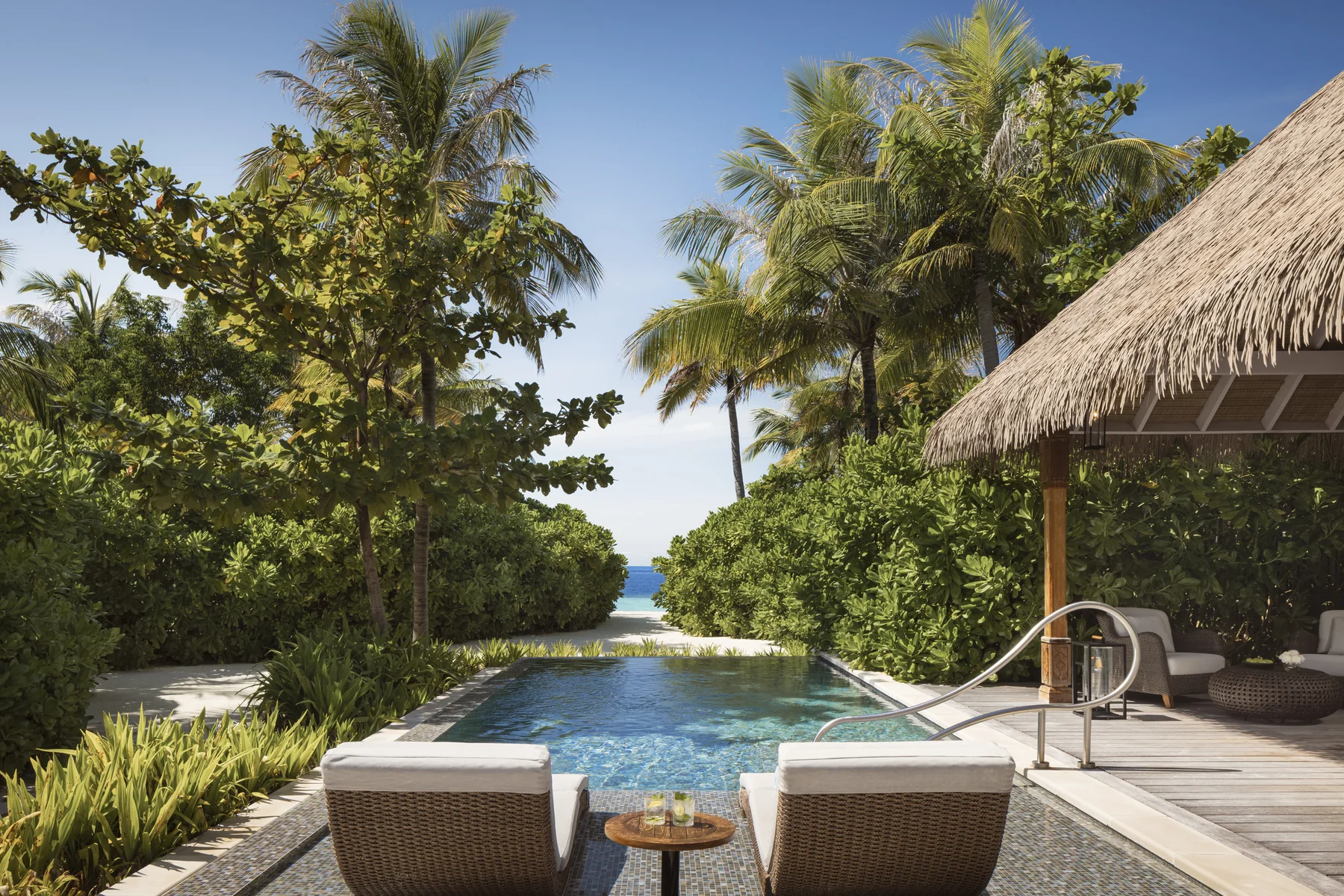 Three-Bedroom Beach Villa with private pool at Waldorf Astoria Maldives Ithaafushi