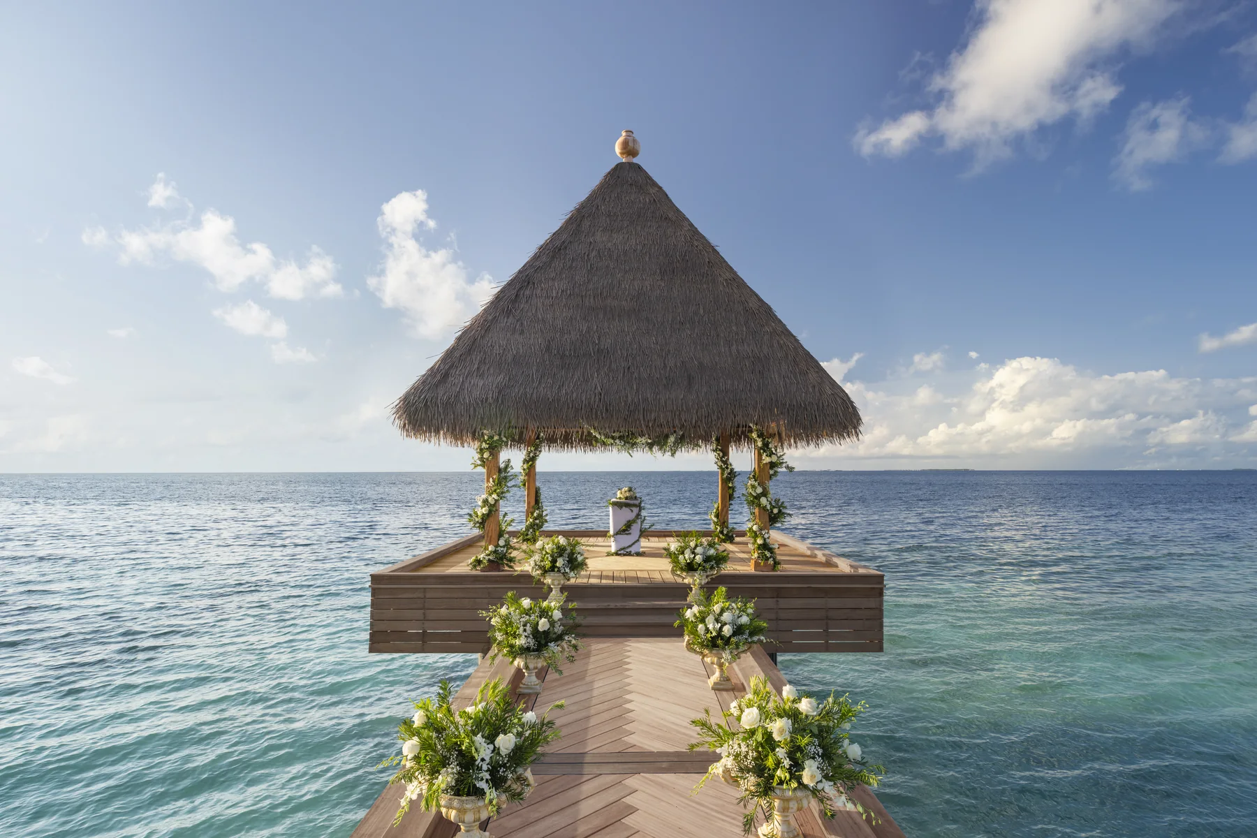 Wedding Pavilion at Waldorf Astoria Maldives Ithaafushi