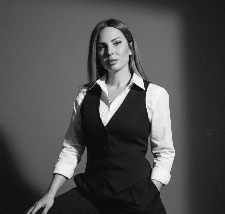 Israa Galal, fashion stylist and art director, editorial portrait
