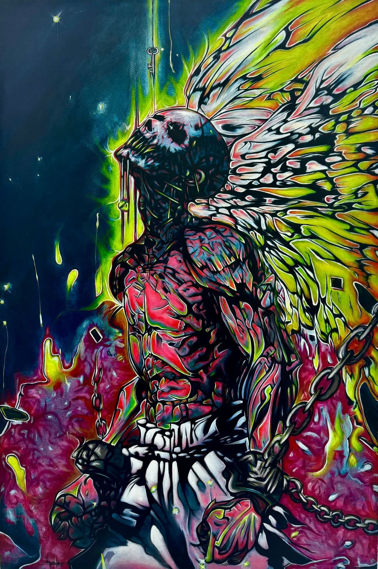 Artwork by Ahmad Alhussaini