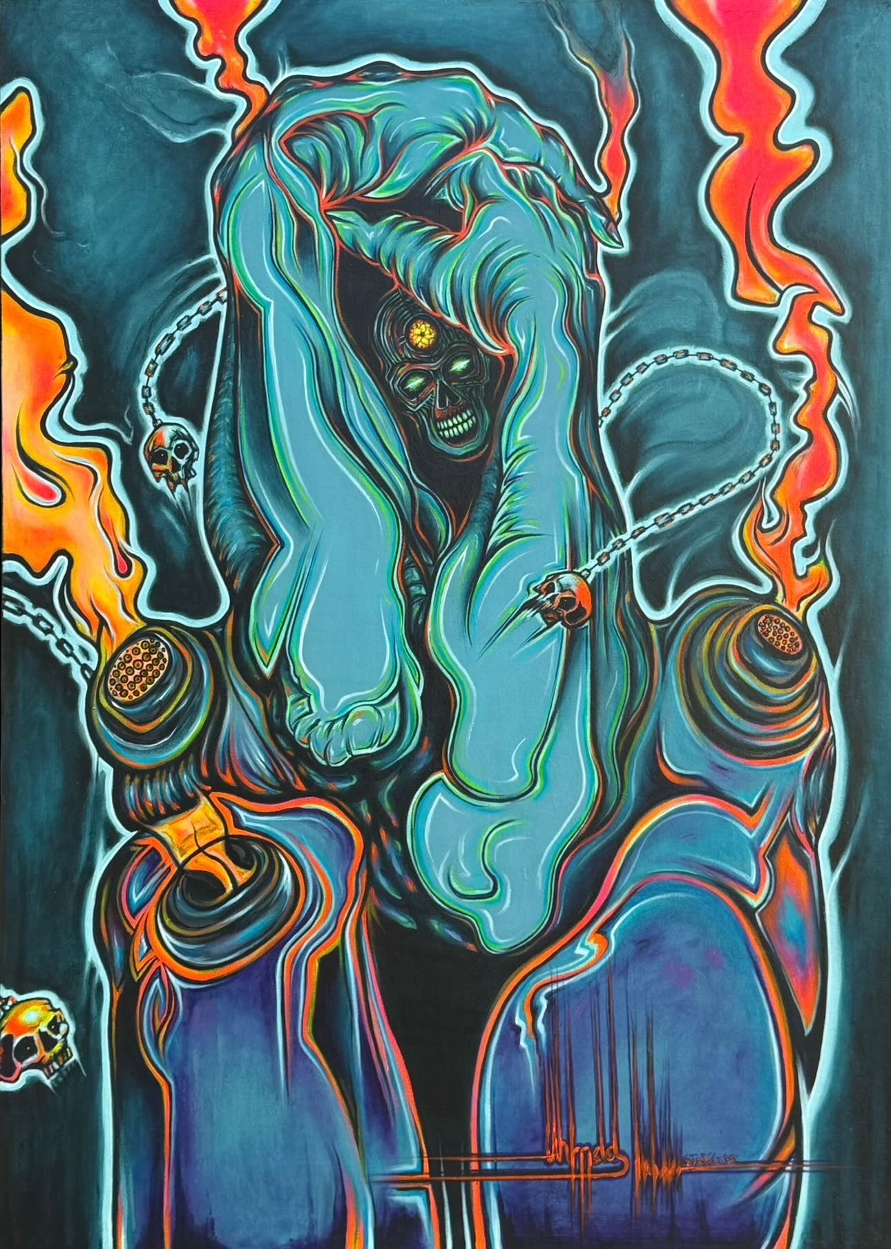 Artwork by Ahmad Alhussaini