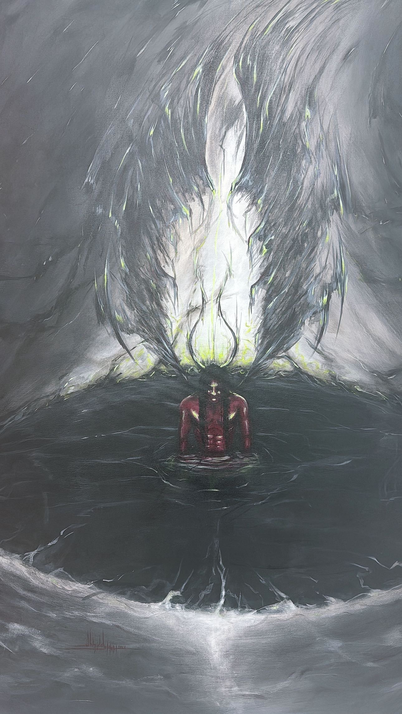Artwork by Ahmad Alhussaini