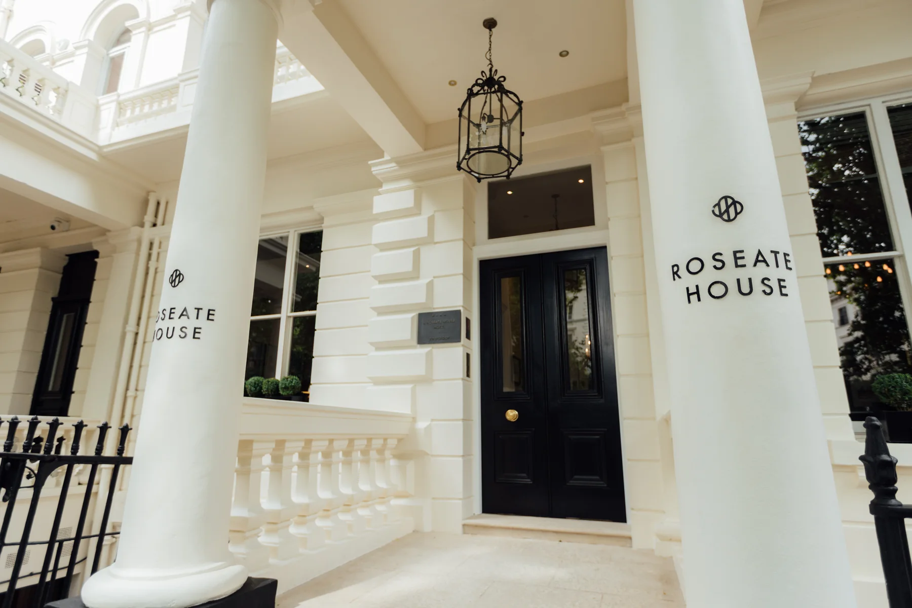 The entrance to Roseate House London on Westbourne Terrace
