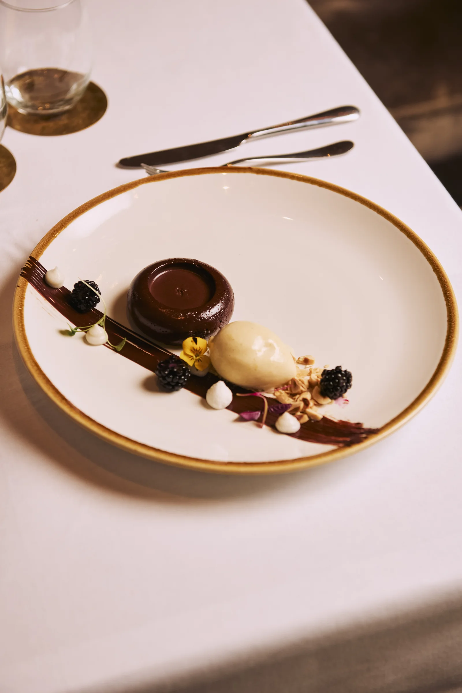 Dessert at The Hyde Restaurant, Roseate House London