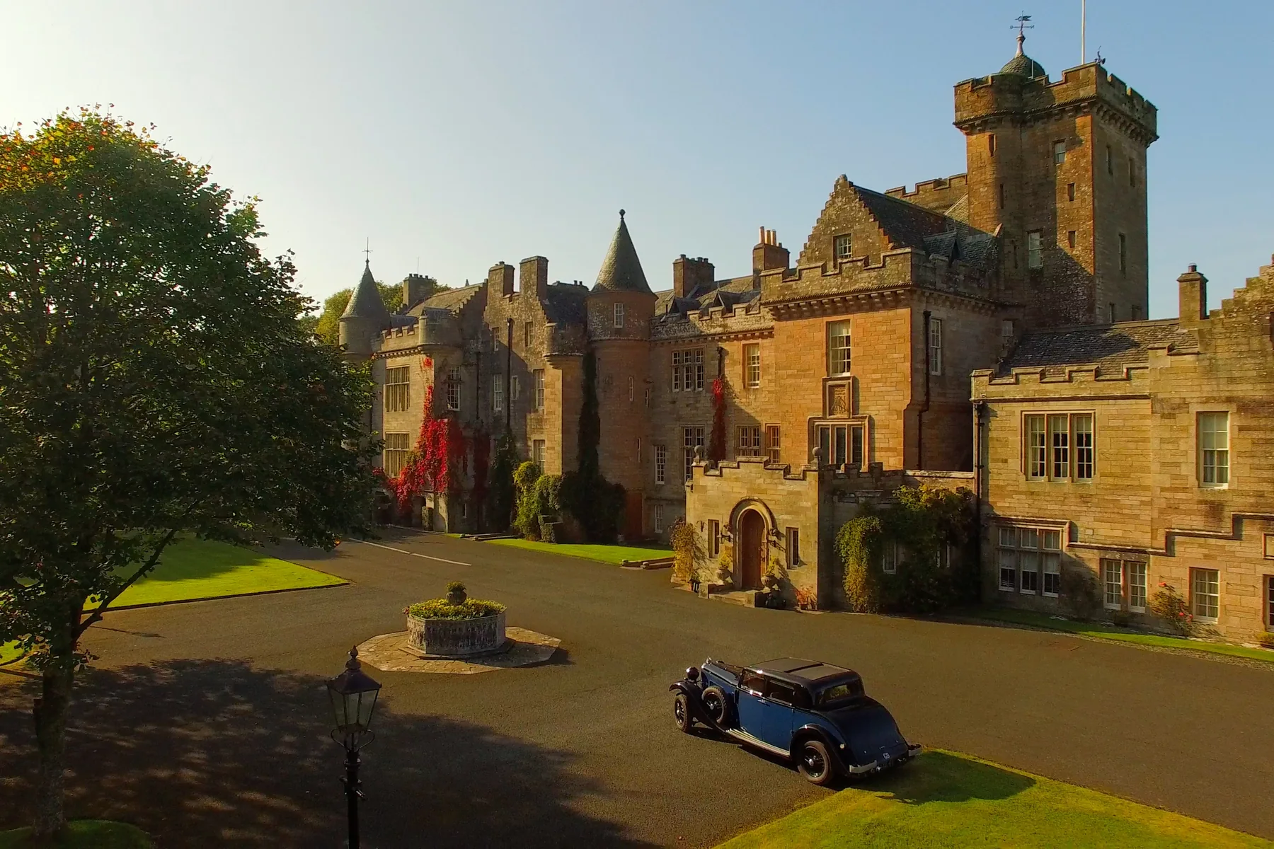 Glenapp Castle exterior, Ayrshire coast, Scotland