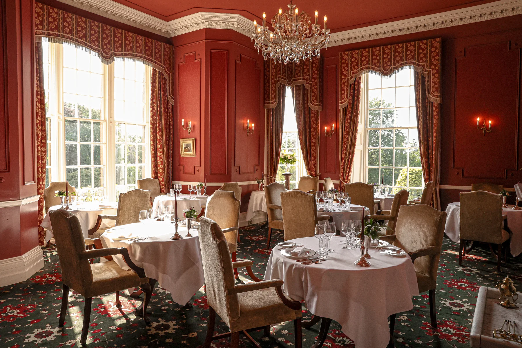 The restaurant at Glenapp Castle, led by chef Nathan Rollinson