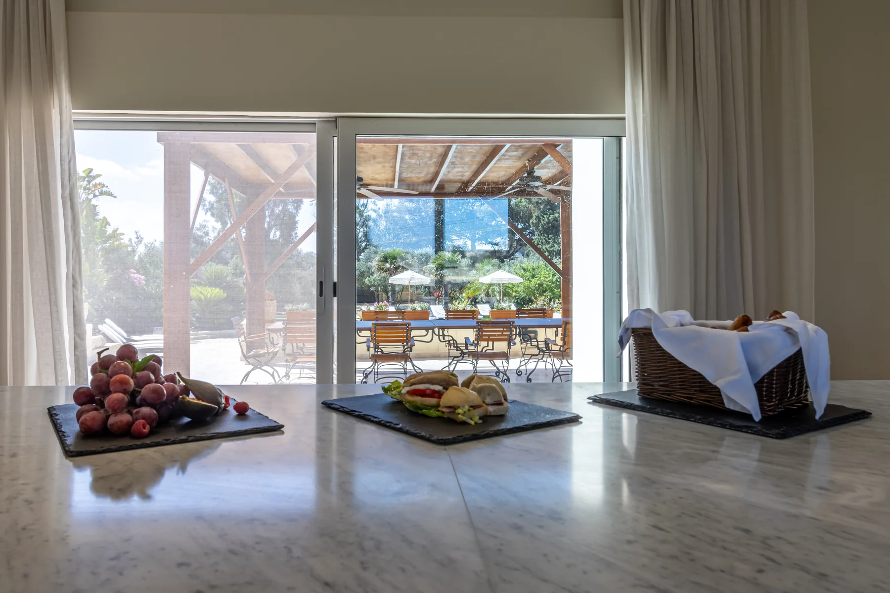 The open-plan living space at Villa Barumbara Tal-Laring, Malta