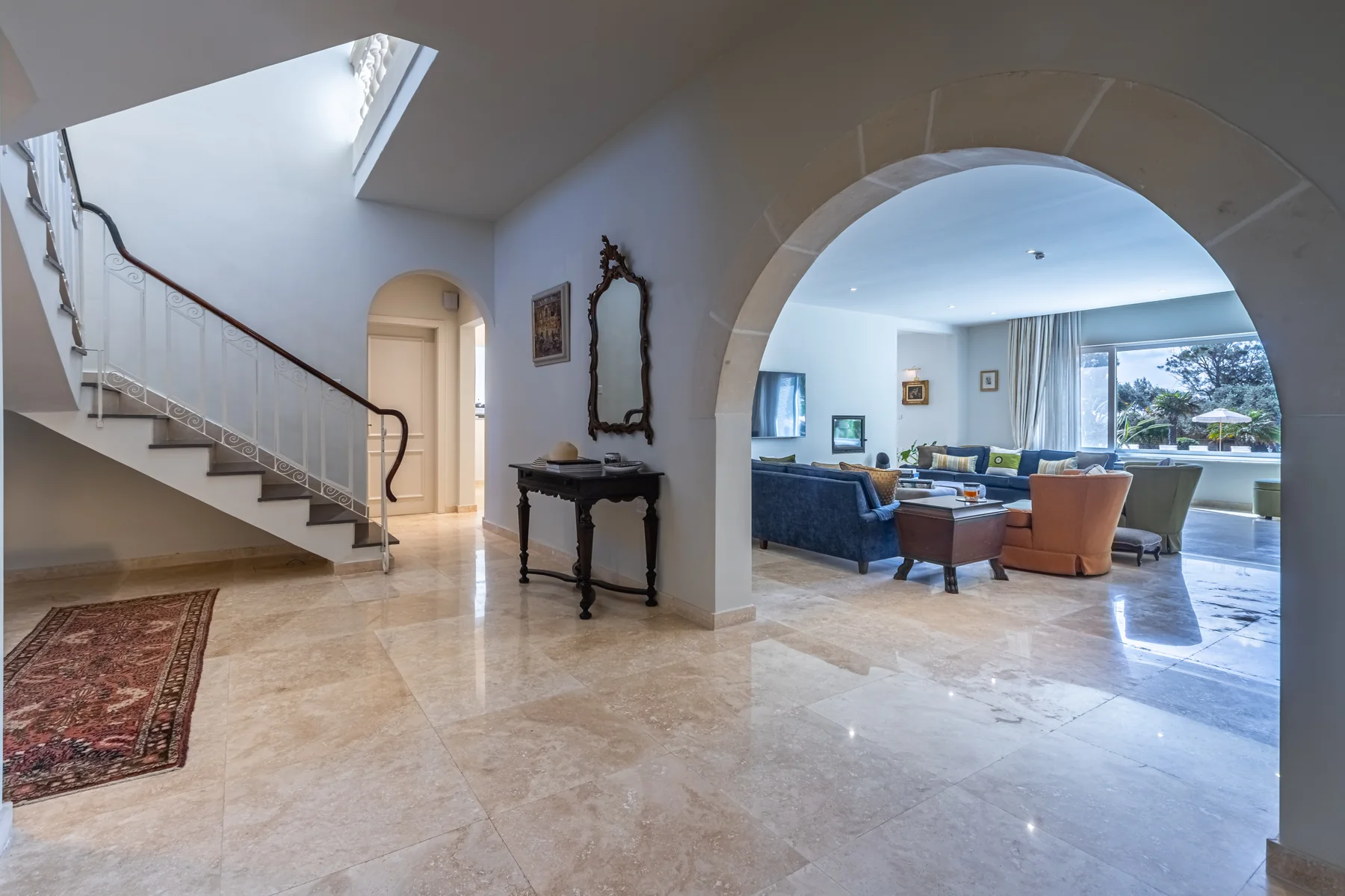 The main entrance at Villa Barumbara Tal-Laring, Malta