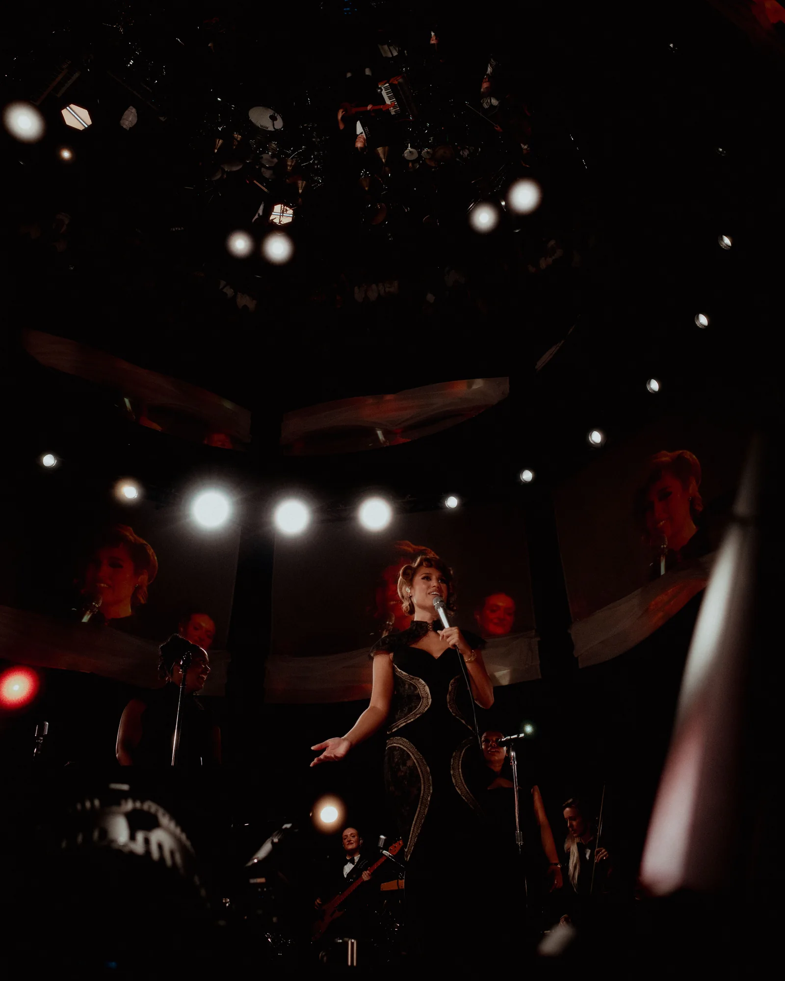 RAYE performing at the Montreux Jazz Festival