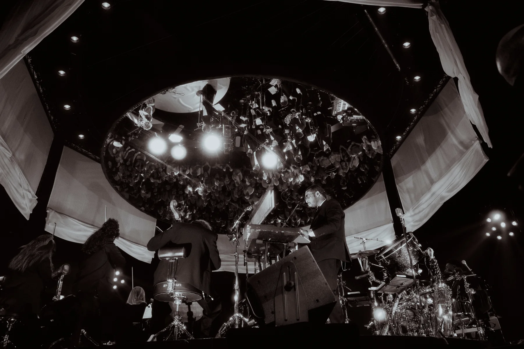 RAYE on stage at the Montreux Jazz Festival for the festival 60th edition