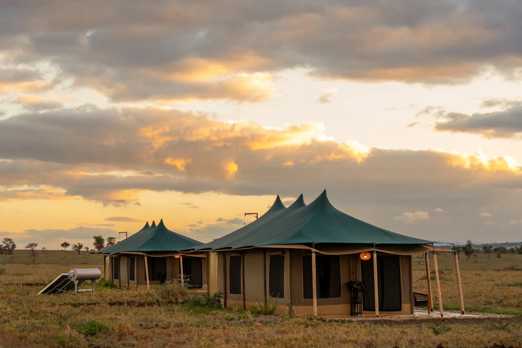 Wild Wakati tented camp set in the Serengeti wilderness