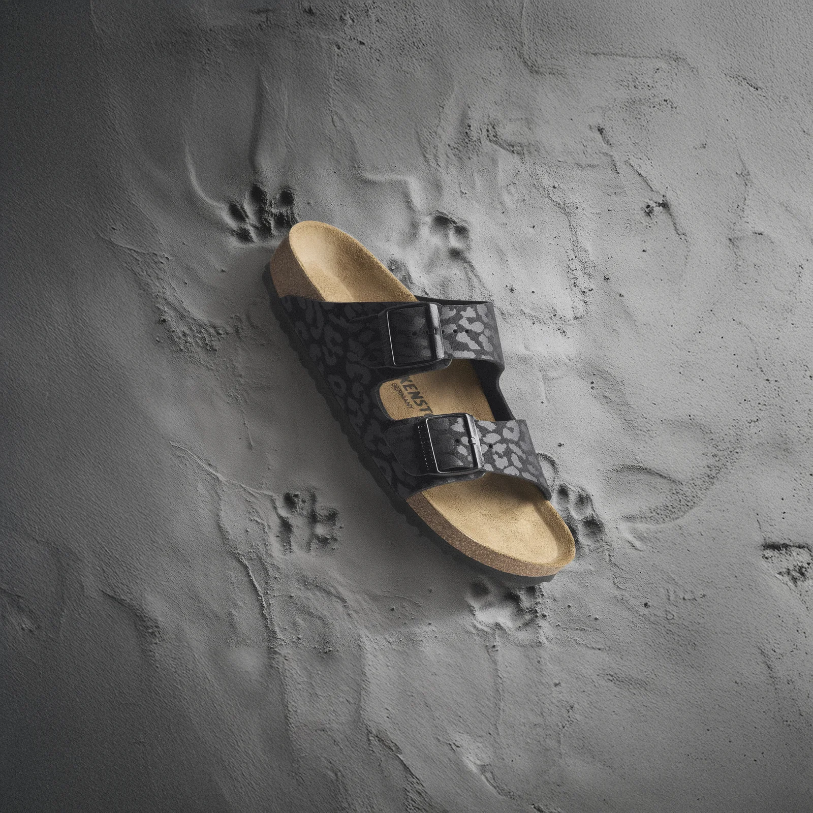 The Birkenstock Arizona in a leopard print from the Animal Pack