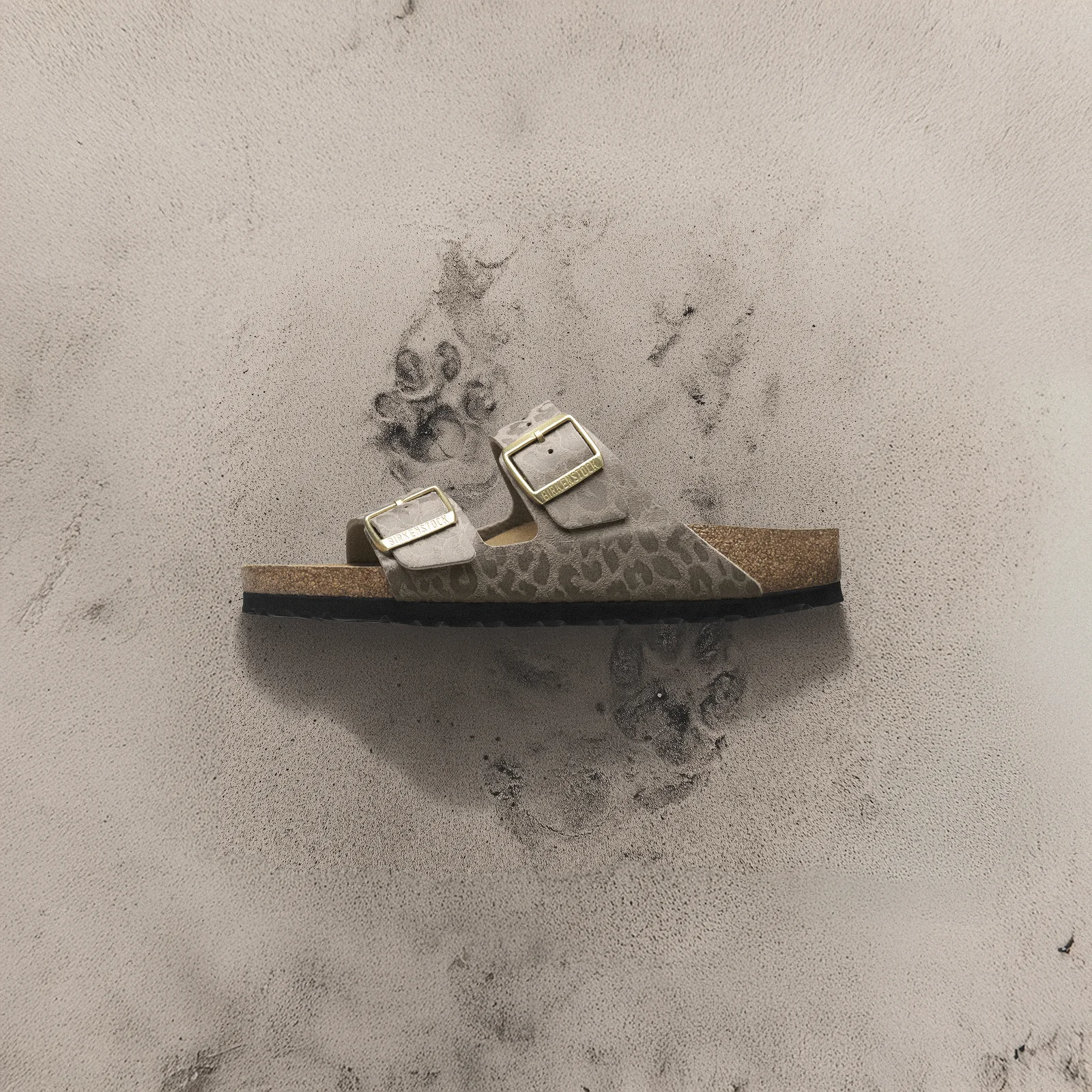 The single-strap Birkenstock Madrid in a python print from the Animal Pack