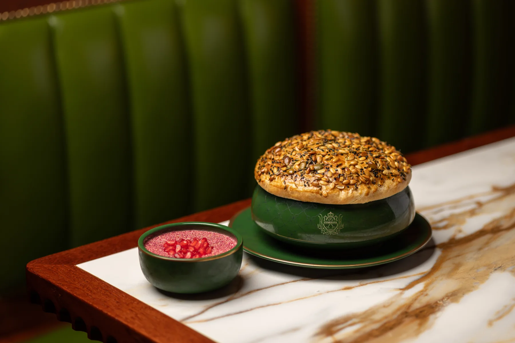 Sealed dum-style biryani at Gymkhana Dubai