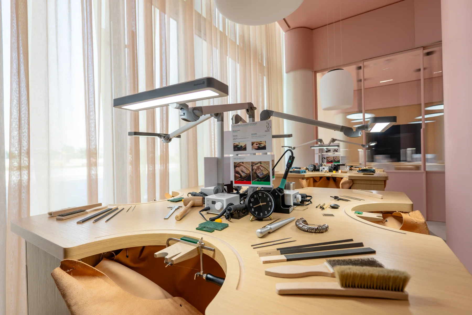 The atelier at L&rsquo;&Eacute;COLE, School of Jewelry Arts, Dubai Design District