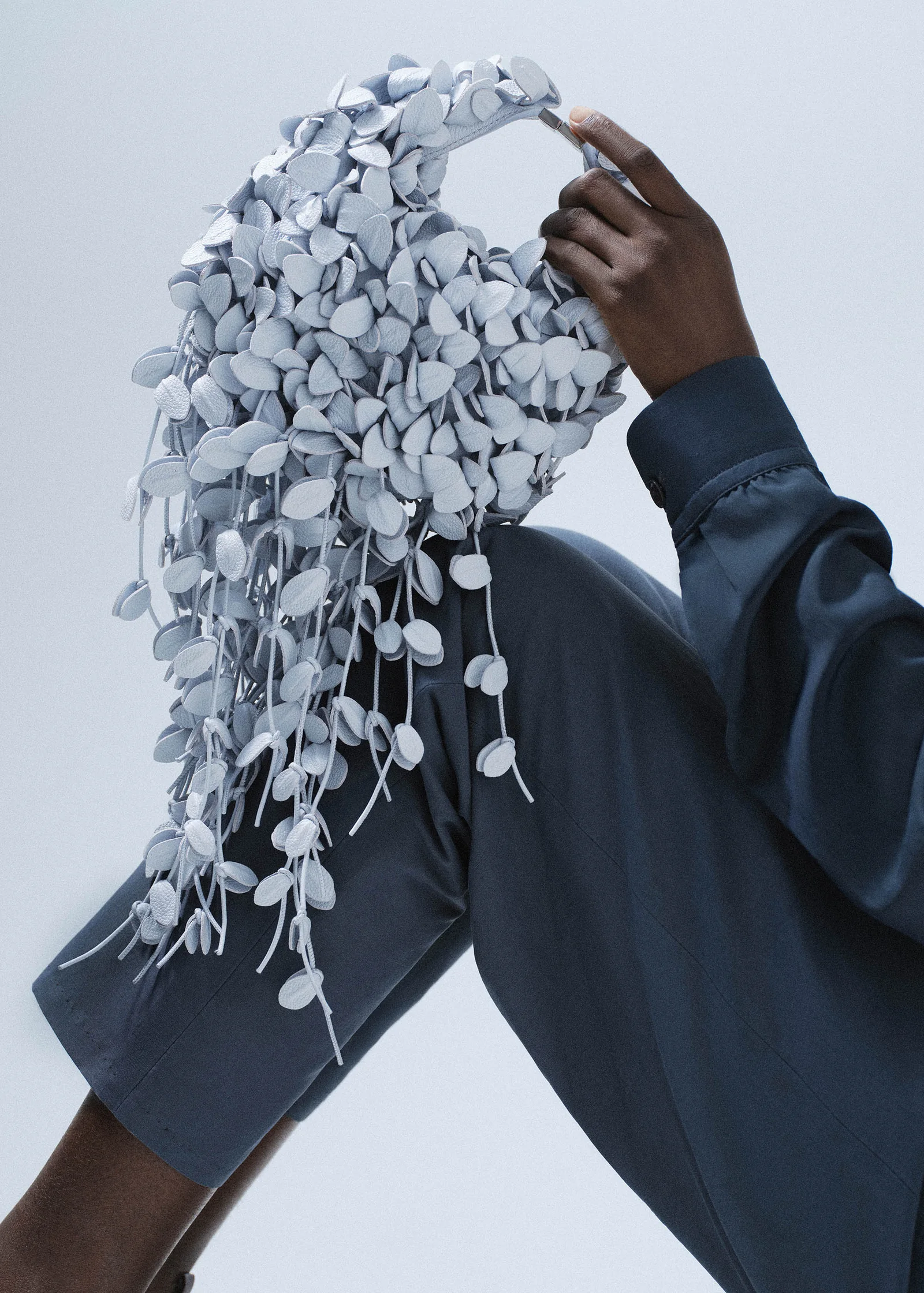 The Polene Beri Lif in Polar, styled and worn