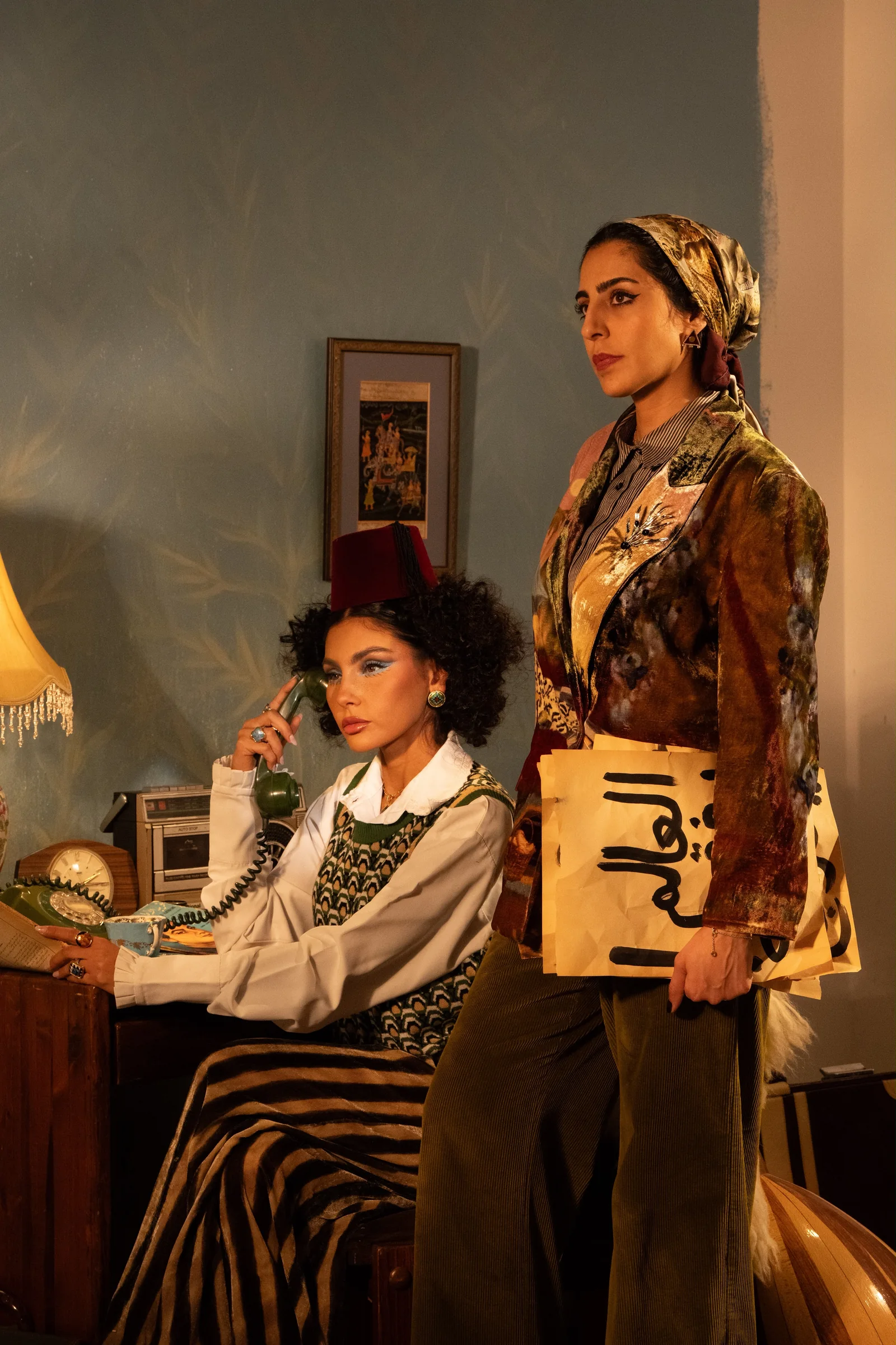 Farah Bastaki in her studio