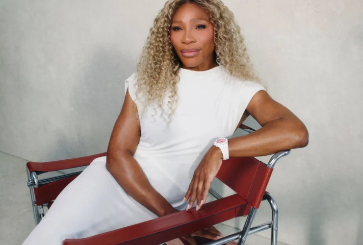 Serena Williams wearing the Audemars Piguet Royal Oak Serena Williams Limited Edition