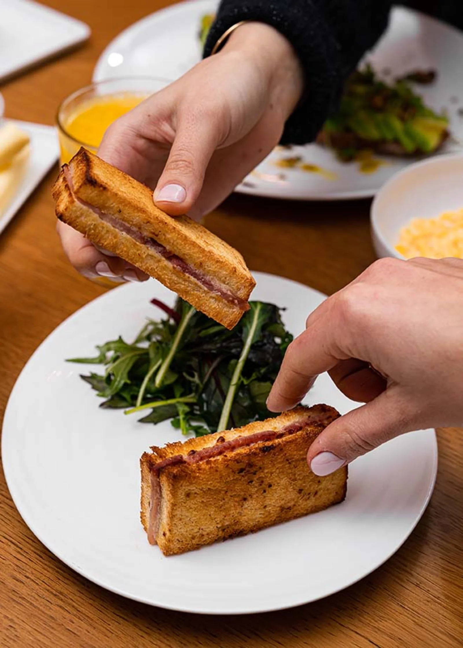 Pierre Herme Chicken Croque Monsieur