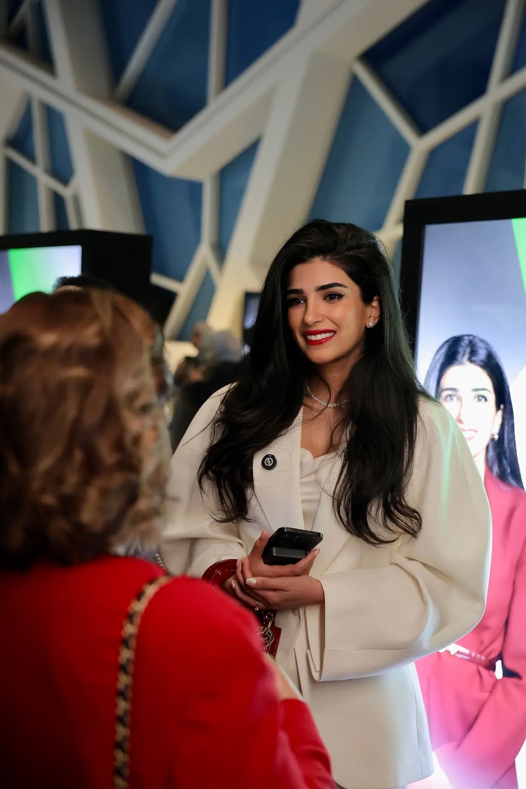Dr. Noor AlQabandi at an industry event