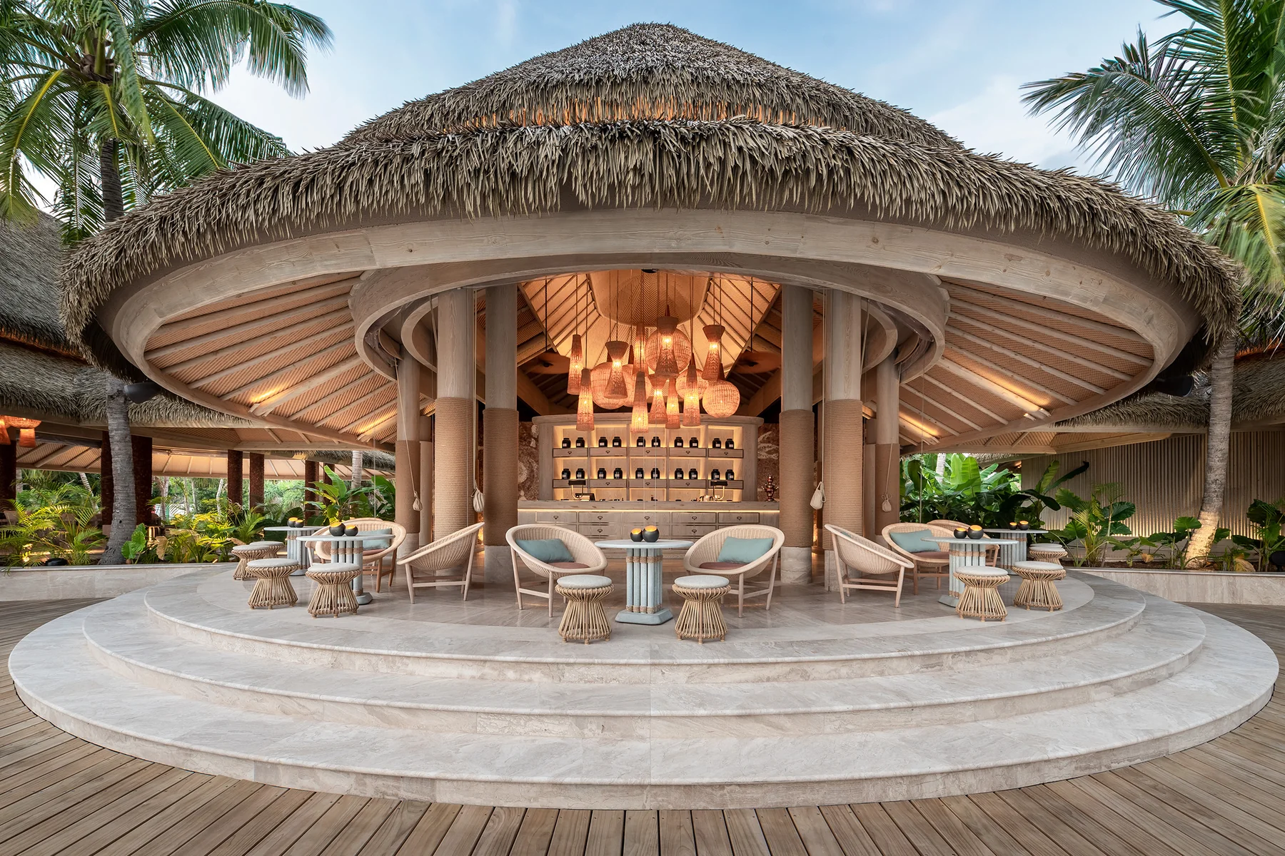 MOJO and SAI tea lounge culinary setting at JOALI BEING