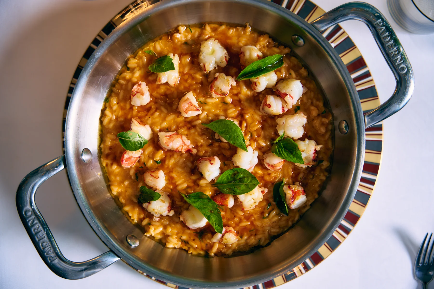 Seafood risotto at Roberto’s Muscat