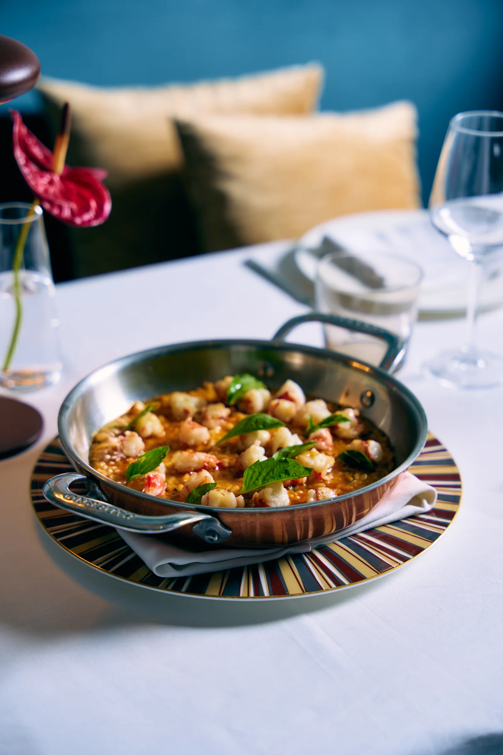A seafood dish served at Roberto’s Muscat